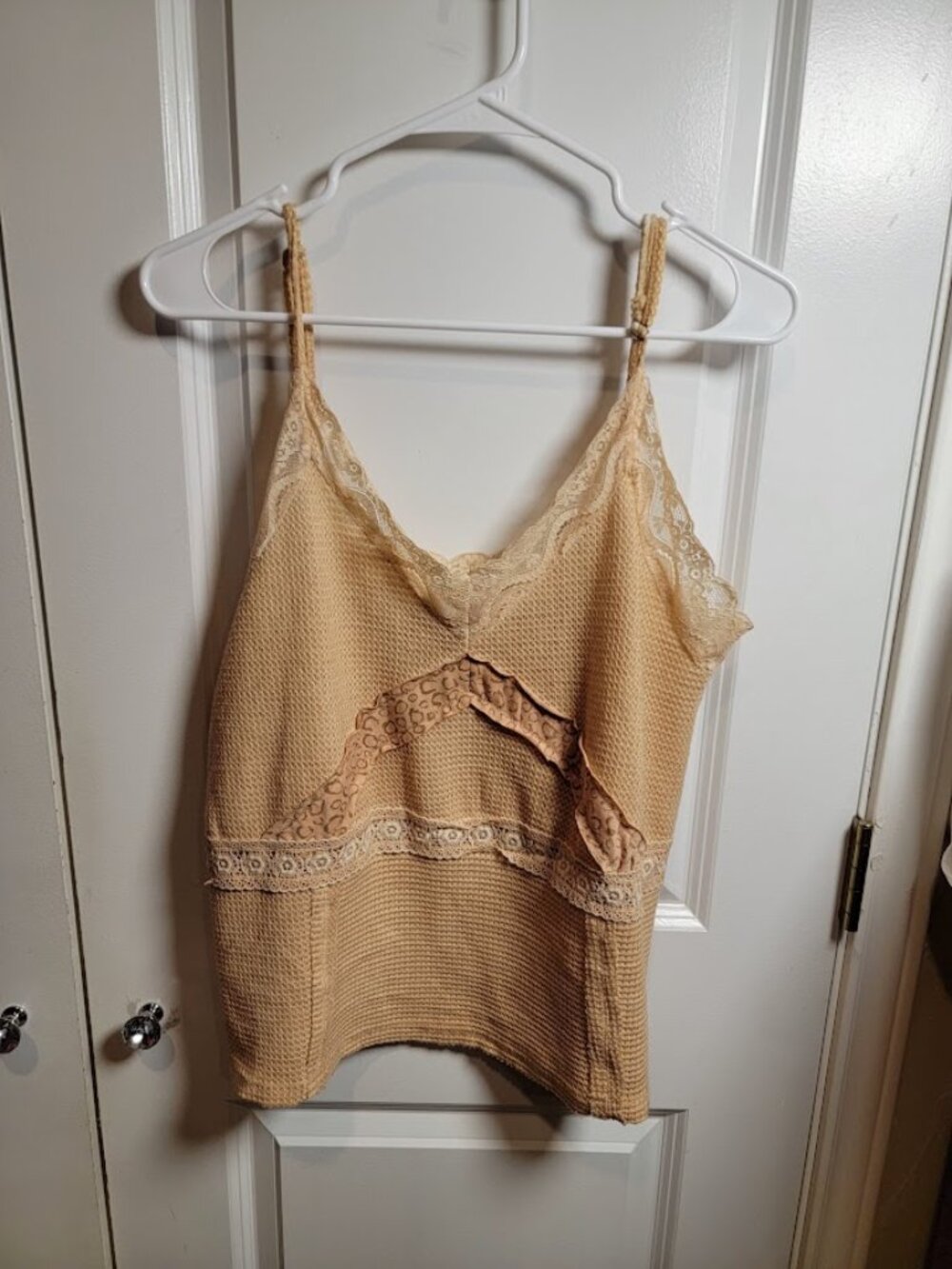 Bad Little Country Girl Tina Boho Lace Crochet Tank Top Small Western